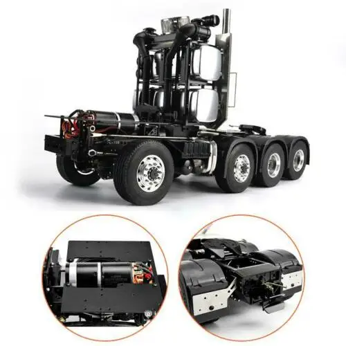 1/14 LESU MAN RC 8*8 Metal Heavy-Duty Chassis With Equipment Rack For Remote Control Tractor Truck TH02554-SMT2