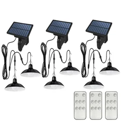 Kopf Solar Pendel leuchte Outdoor IP65 wasserdichte Indoor Solar Lampe mit 3m Linie geeignet für Innenhof Garten Indoor Camping