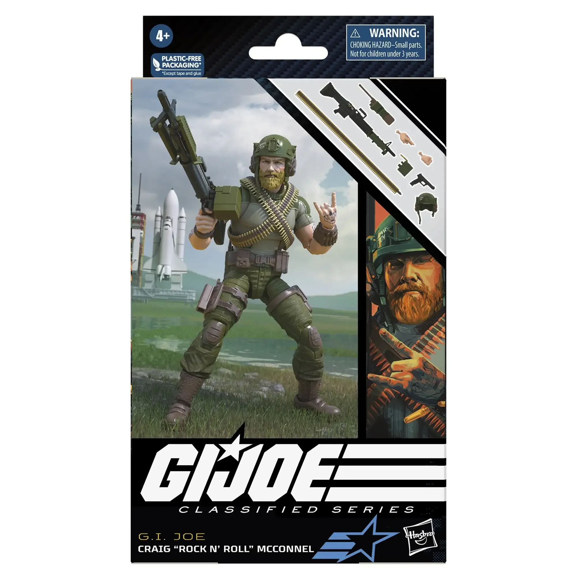 In Stock Original Hasbro G.i. Joe Classified Series Craig Rock N Roll McConnel Anime Figure Action Figure Model Collection Toys