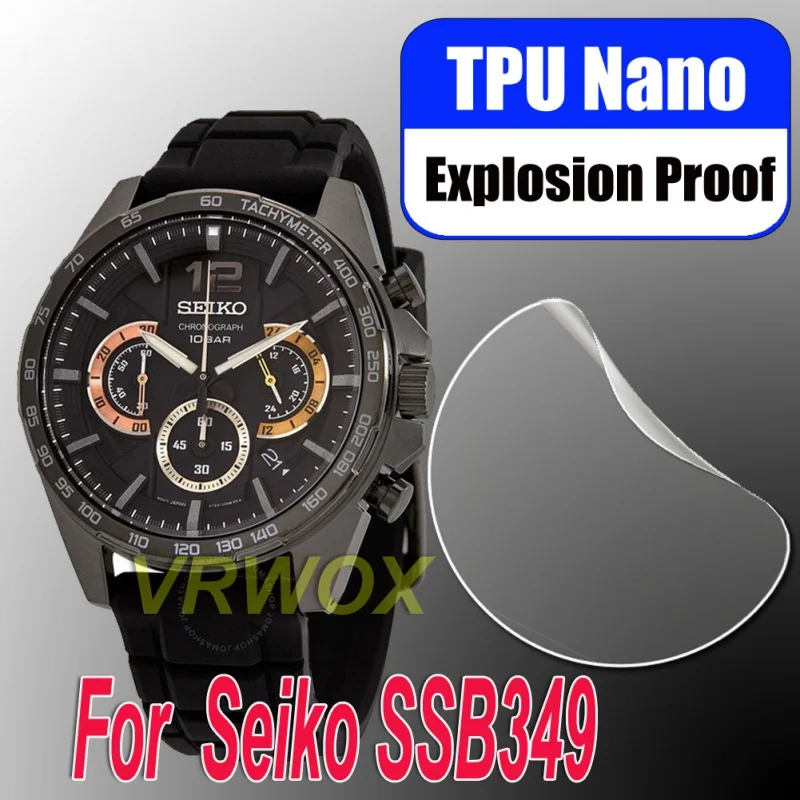 

3PCS For Seiko S349P1 S349 HD Clear Anti-Scratch Soft TPU Nano Explosion-proof Screen Prote. ctor