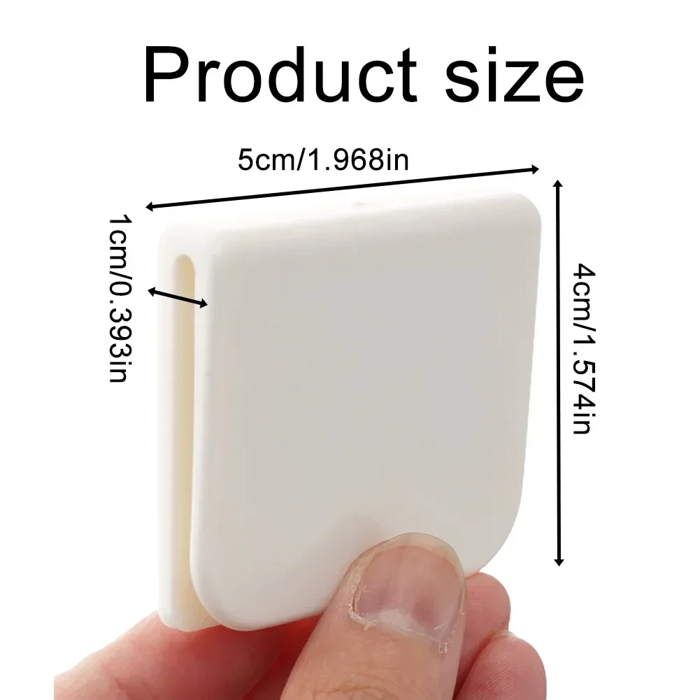 2pcs Shower Curtain Clips New ABS Viscose Curtain Fixing Clip For Bedroom Anti Splash Clips Holder Hooks Shower Curtain Hooks