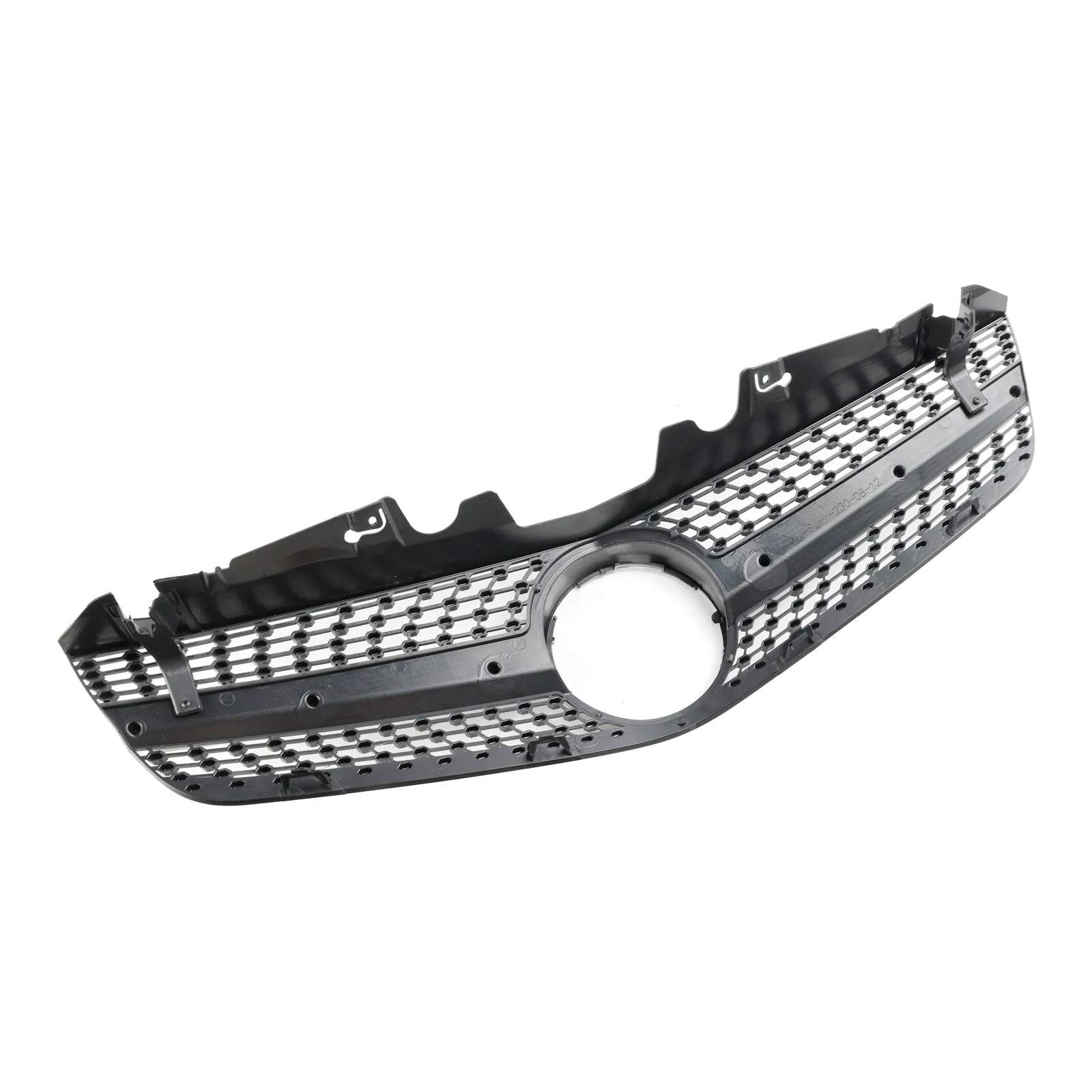 ダイヤモンドフロントバンパーアッパーグリルグリル メルセデス R230 SL550 SL600 2009-2012 2011 2010 に適合