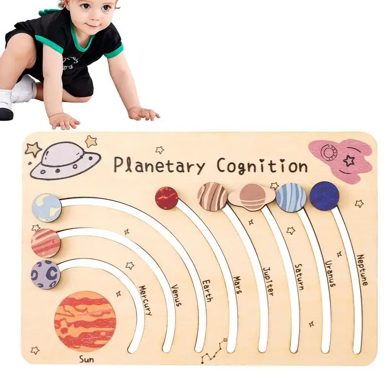 

Деревянные головоломки Солнечной системы, головоломки, планеты, Солнечная система, космическая деревянная головоломка, обучающая игрушка, деревянная головоломка, доска для познания