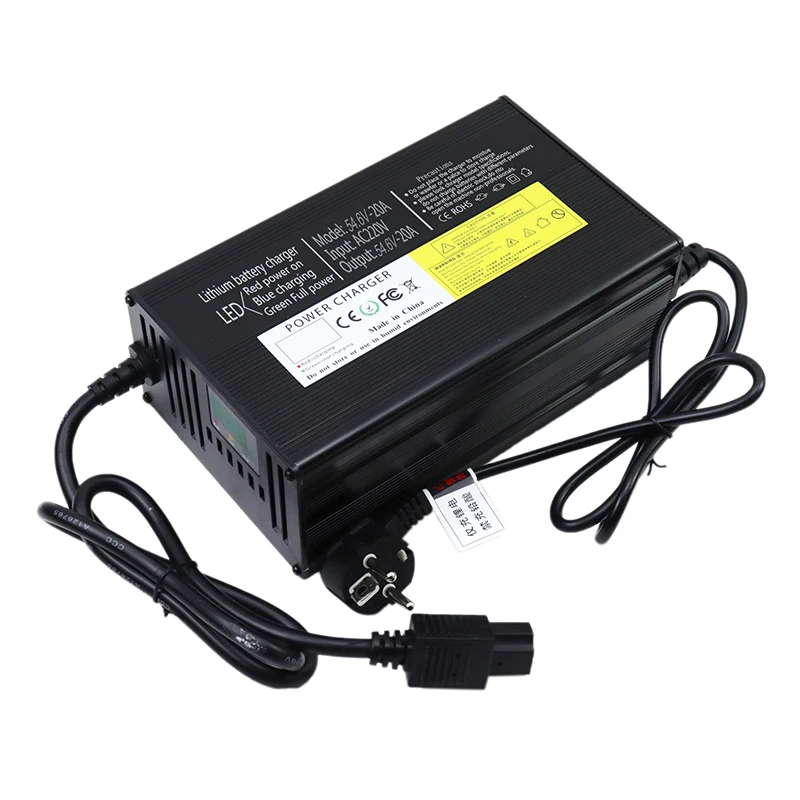 48V 5A 8A 10A 12A 15A 20A Lithium ion Charger 13S 54.6V Constant Voltage High-power Intelligent Fast charging Metal Shell