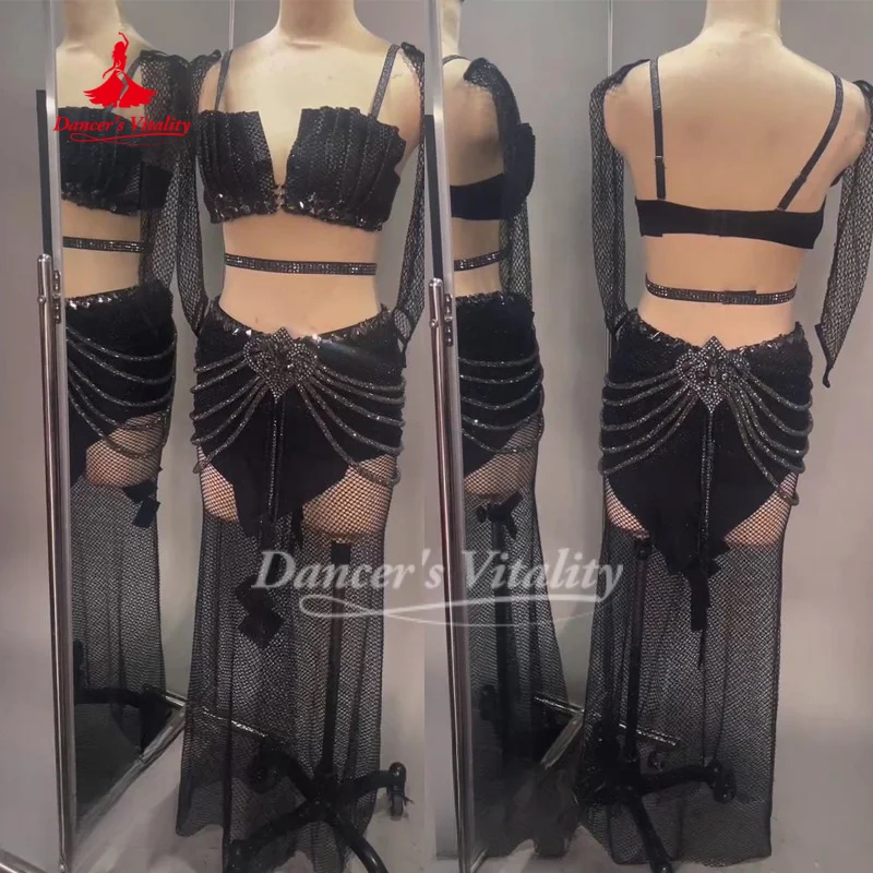 

Belly Dance Costumes Adult and Children Customized Stage Competition Performance Clothing Oriental Dance Set Dance's Vitality