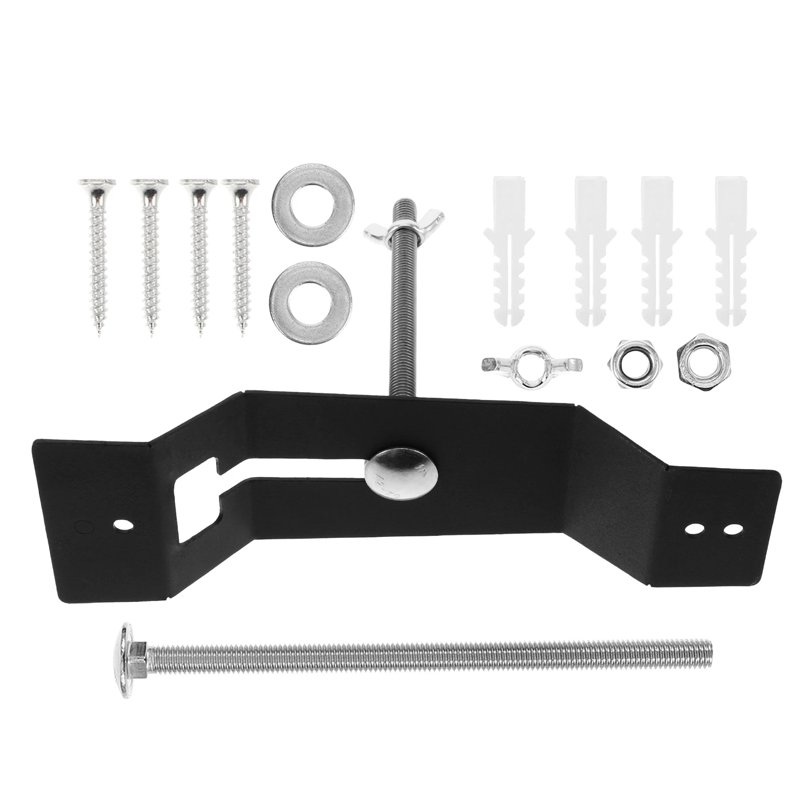 

Wall Mount Tire Rack Carrier Bracket for Enclosed Trailer Spare Tire Holder Carbon Steel Heavy Duty Storage Solution Fits Most
