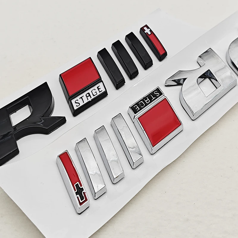 3D ABS Car Styling APR Stage III Emblem Fender Side Sticker Badge For Volkswagen CC Golf 6 7 Audi A4 A6 Auto Tail Accessories