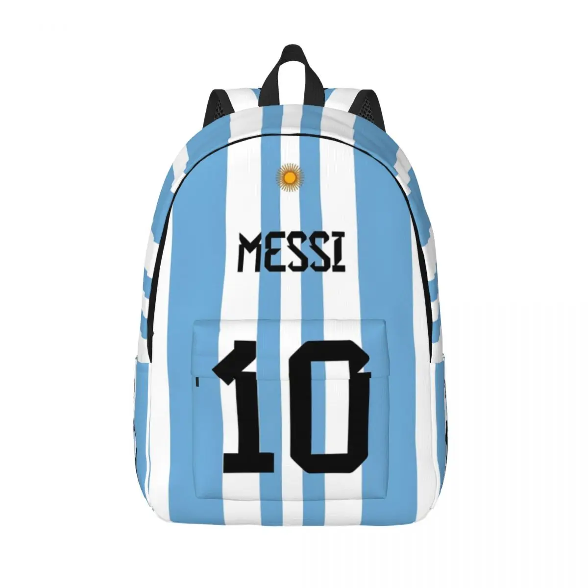 Football Star Messi 10 New Fashionable Pattern School Bag Print Lightweight Backpack 15.7in 17.7in