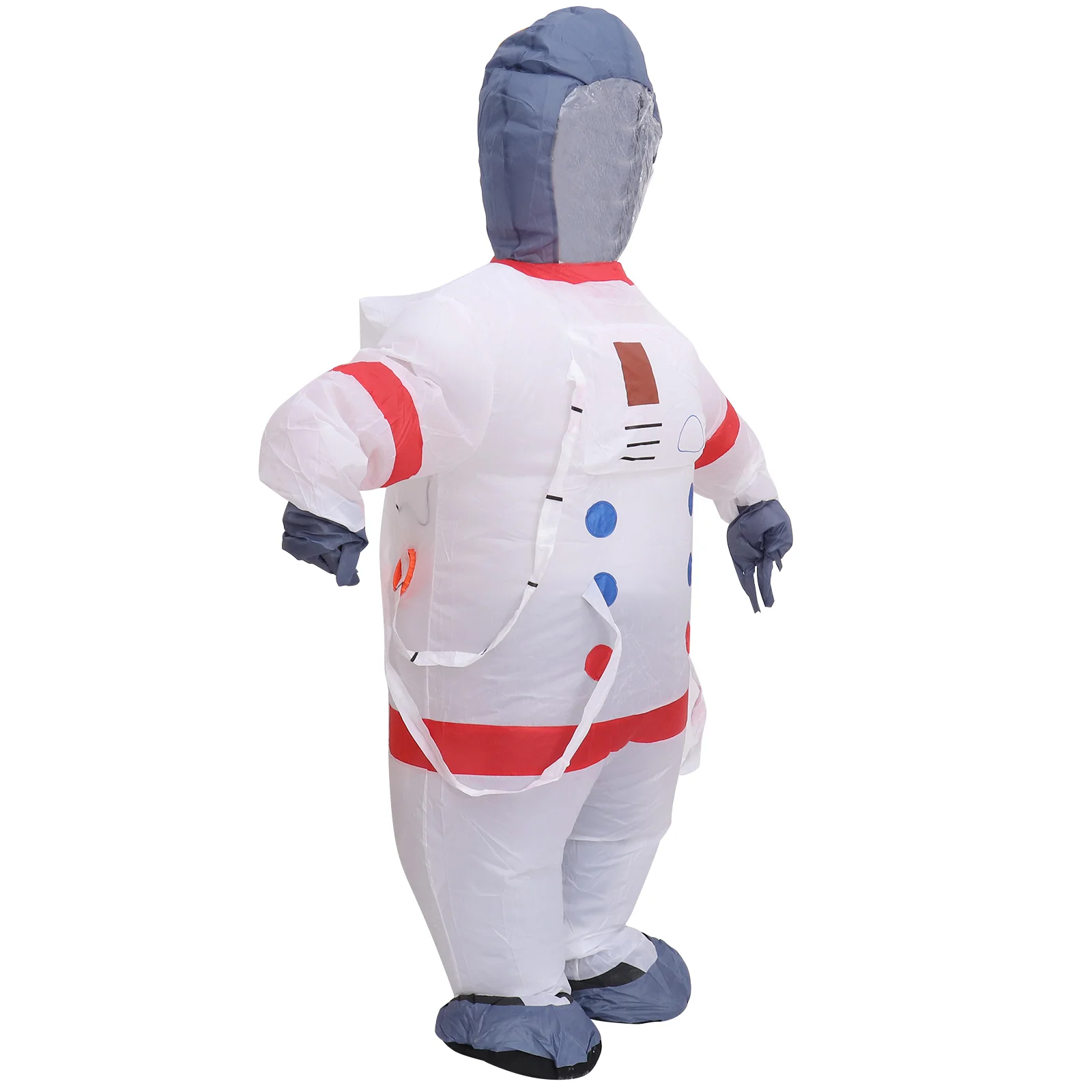 

The Offering Astronaut Inflatable Suit Costume Performing Suits Kids Air Balloon 190X80X60CM White Creative Man