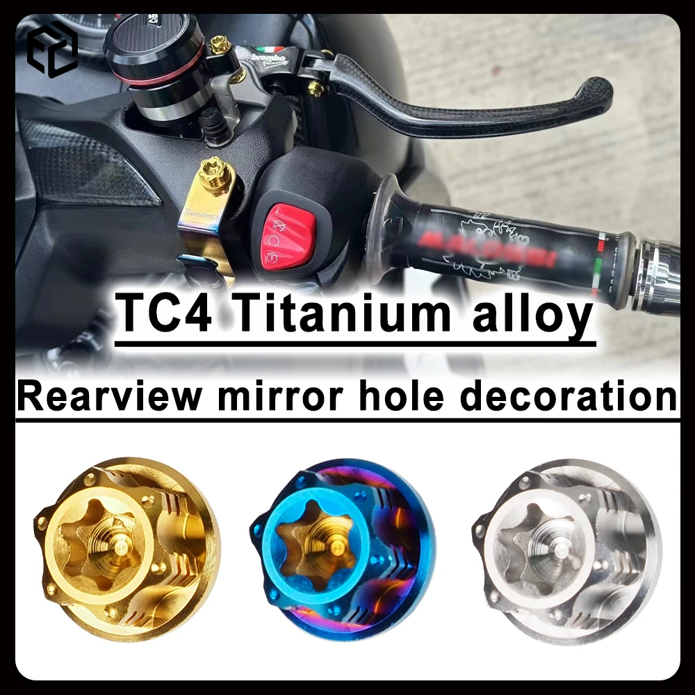 

Mirrors Hole Plug Screws Caps Mirror Hole Cover For YAMAHA MT-03 MT-09 MT-07 MT-10 XSR155 XSR700 XSR900 NMAX155 XMAX300 NVX155