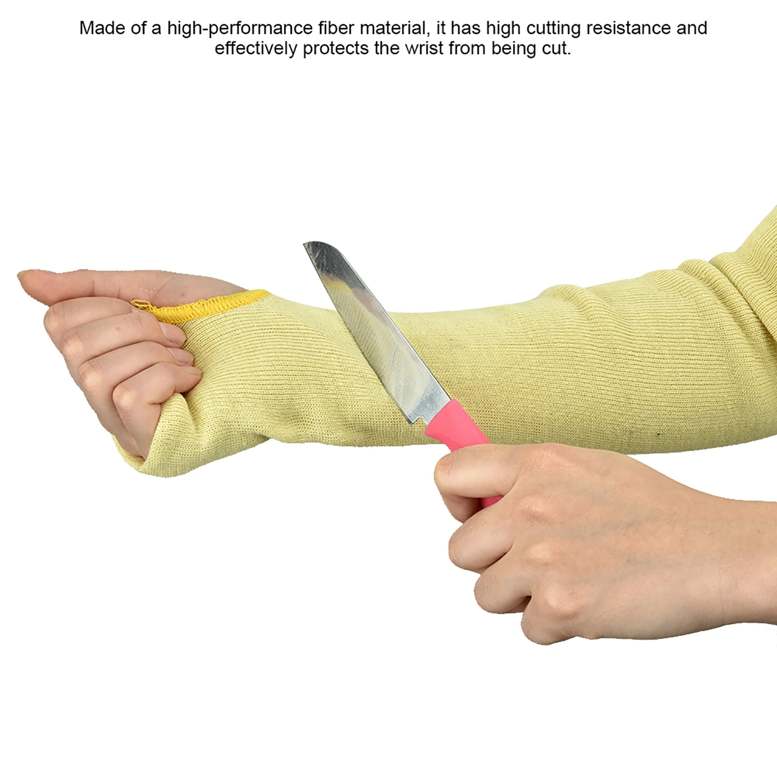 1 Pair Cut Proof Arm Sleeve Guard Heat resistant Anti Cutting Arms Protector Arm Sleeve Guard Safety Sleeve Arm Sleeve Protector