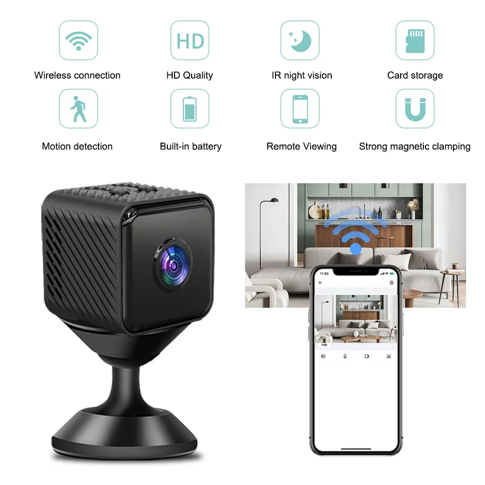 Mini Wifi Camera Wireless 1080P Video Clear IR  Night Vision Motion Detection Home Security Surveillance Digital IP Cam Monitor