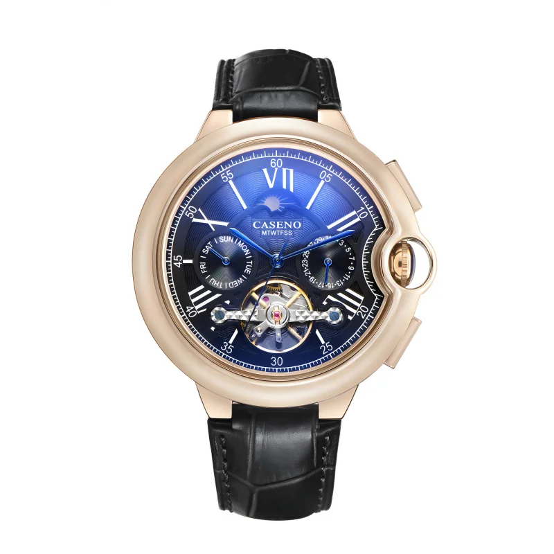 뚜르비옹 기계식 시계 벨트 스타일, 뚜르비옹 기계식 시계, 자동 뚜르비옹 기계식 시계