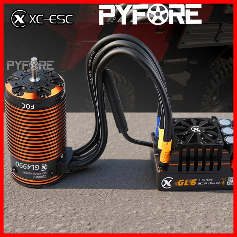 

XC GL6 FOC ESC Instructions For GL4990Sensored Brushless Motor and ESC combination For RC Cars