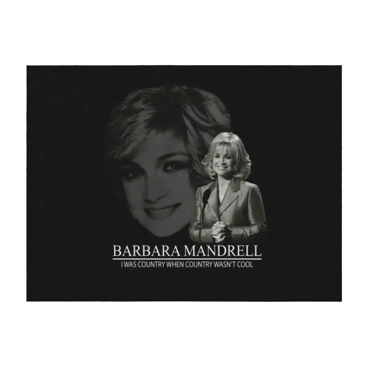 

Barbara Mandrell Classic Guys Throw Blanket Furry Furrys Comforter Decorative Sofas Blankets