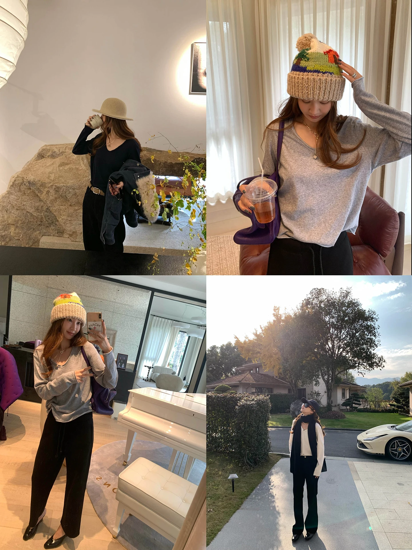 

Vcruan Axi Unloing Layered Collar Base irt Cotton Polyester Blend Commute Sle Women's T-irt Rt25403