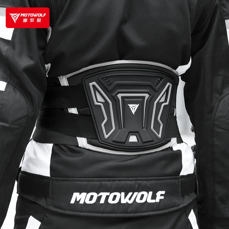 Motowolf Motorcycle Waist Protector Belt Motocross Protection Kidney Biker Belt Support Waist Belly Motorcycle Protective Gear