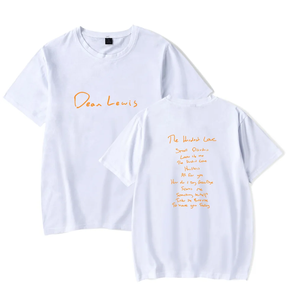 Dean Lewis Tshirt Tour Merch Crewneck Short Sleeve Men Women Tee Tops Casual