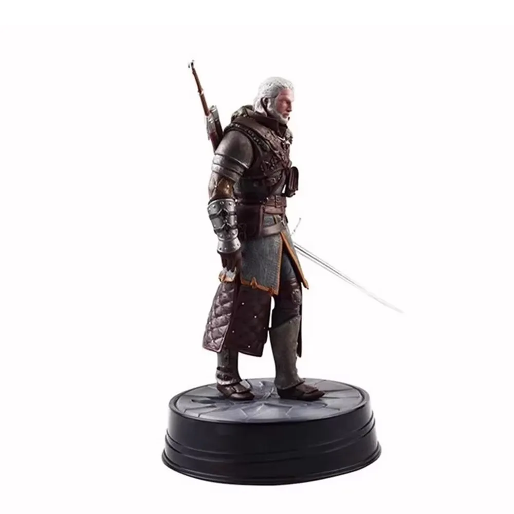 Witcher-ed 3 Geralt Action Figure Wild Hunt Wolf Figurine PVC Collectable Model Toys Gift Doll