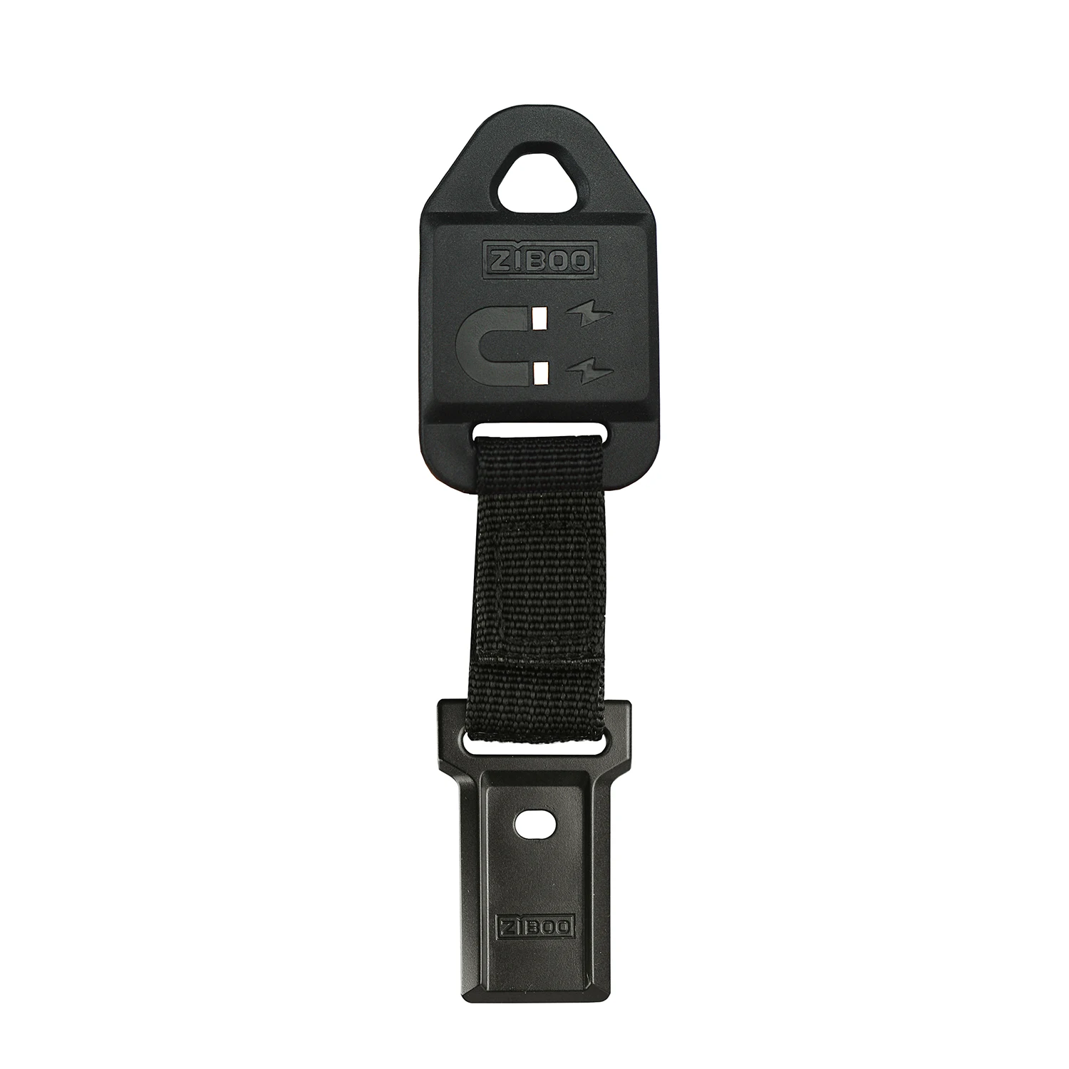 ZIBOO 69417 Rare-Earth Magnetic Hanger, with Strap , Compatible with Klein Tool Meters CL120, CL220, CL320, CL390, CL445, CL600.