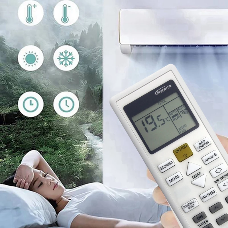 Replace AC Remote Control A75C12650 For Panasonic Air Conditioner A/C Remote Control