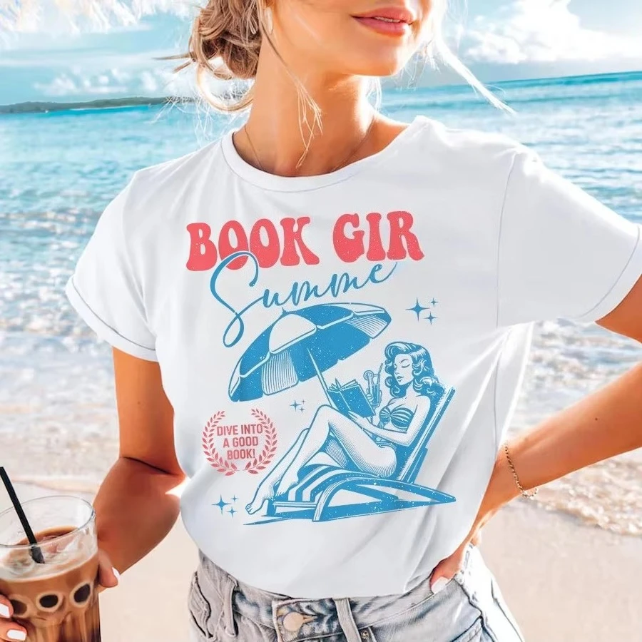 

Женская летняя пляжная футболка в стиле ретро в стиле гранж Y2k, эстетичная модная свободная винтажная уличная хлопковая женская осенне-зимняя внутренняя одежда