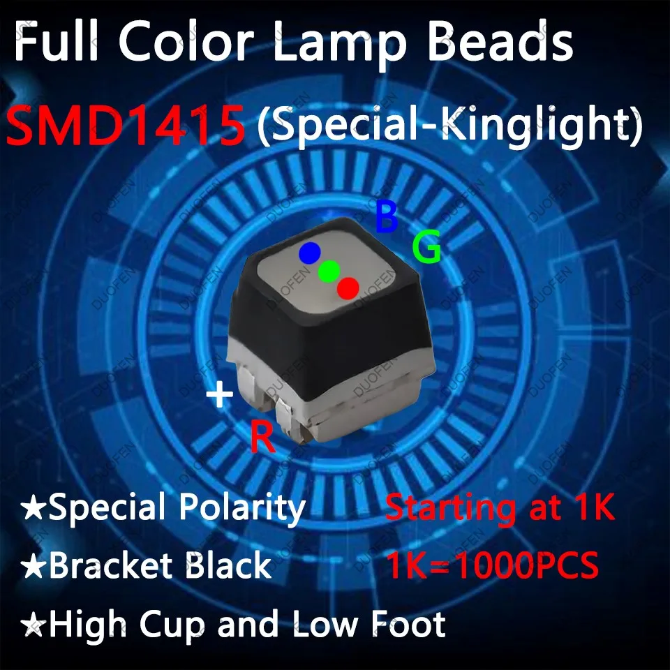 Kinglight  Outdoor RGB lamp beads,SMD1415/SMD1820/SMD2525/SMD2727, 1K=1000pcs,Start at 1K for sale,used for LED repair