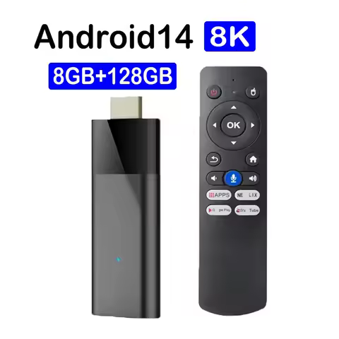 Q12 Mini TV Stick Android 14 TV Box 8K Ultra Allwinner H313 Bluetooth 5.4 5G Wifi 8GB128GB Smart TV Box Streaming Media Player
