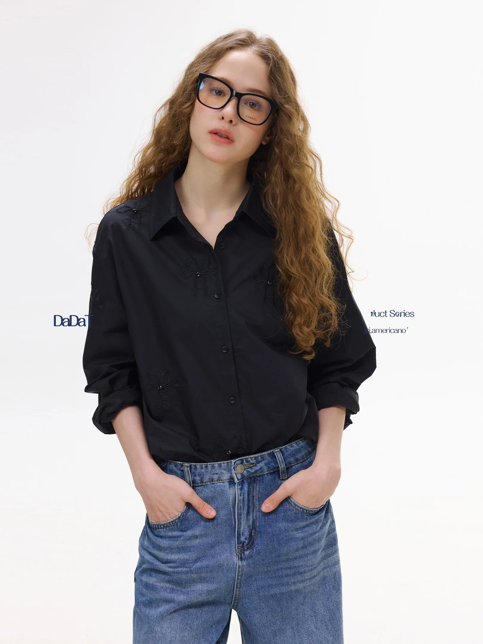 

Новая весенняя женская рубашка больших размеров: простая, повседневная, из хлопка, с длинным рукавом, для полных фигур, JGGU DADATATA2026, в стиле для поездок на работу, дышащая