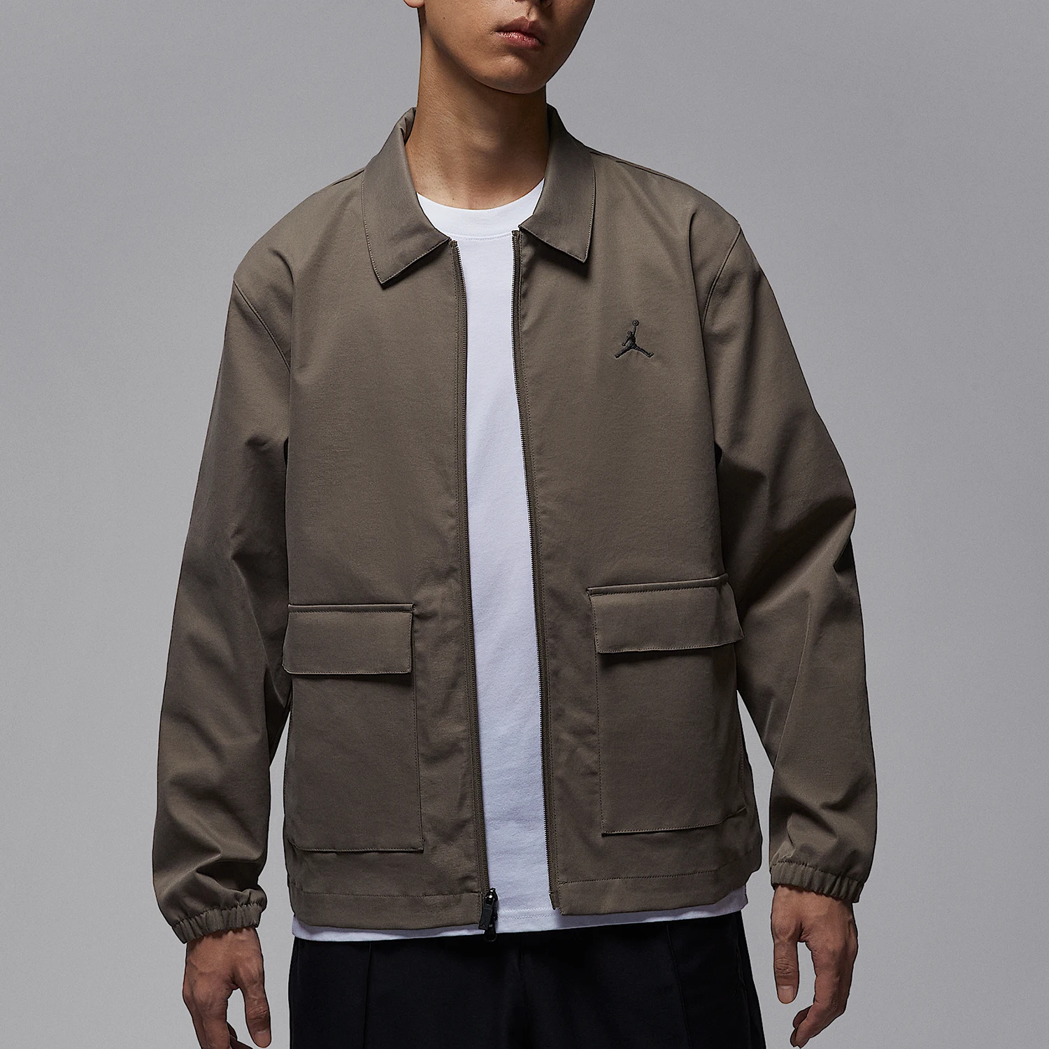 

Оригинальная мужская свободная куртка для гольфа Nike Jordan с молнией на воротнике HQ8682-040