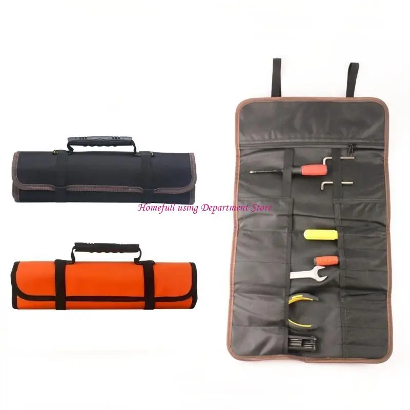 

Polyester Tool Roll Up Bag With Varied Pocket Size For Organized Tool Management