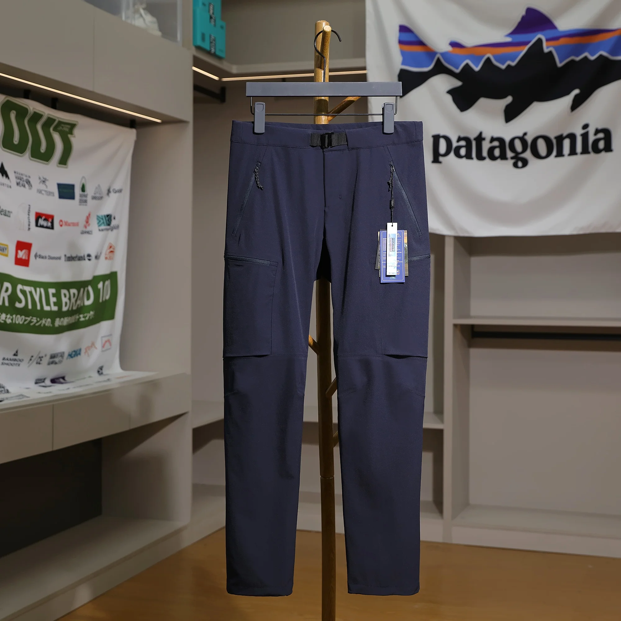 Plones Casus de Hombre con Ajuste 3D, Plones de Escalada Impermeables y Cortavientos para Exteriores, Plones d...