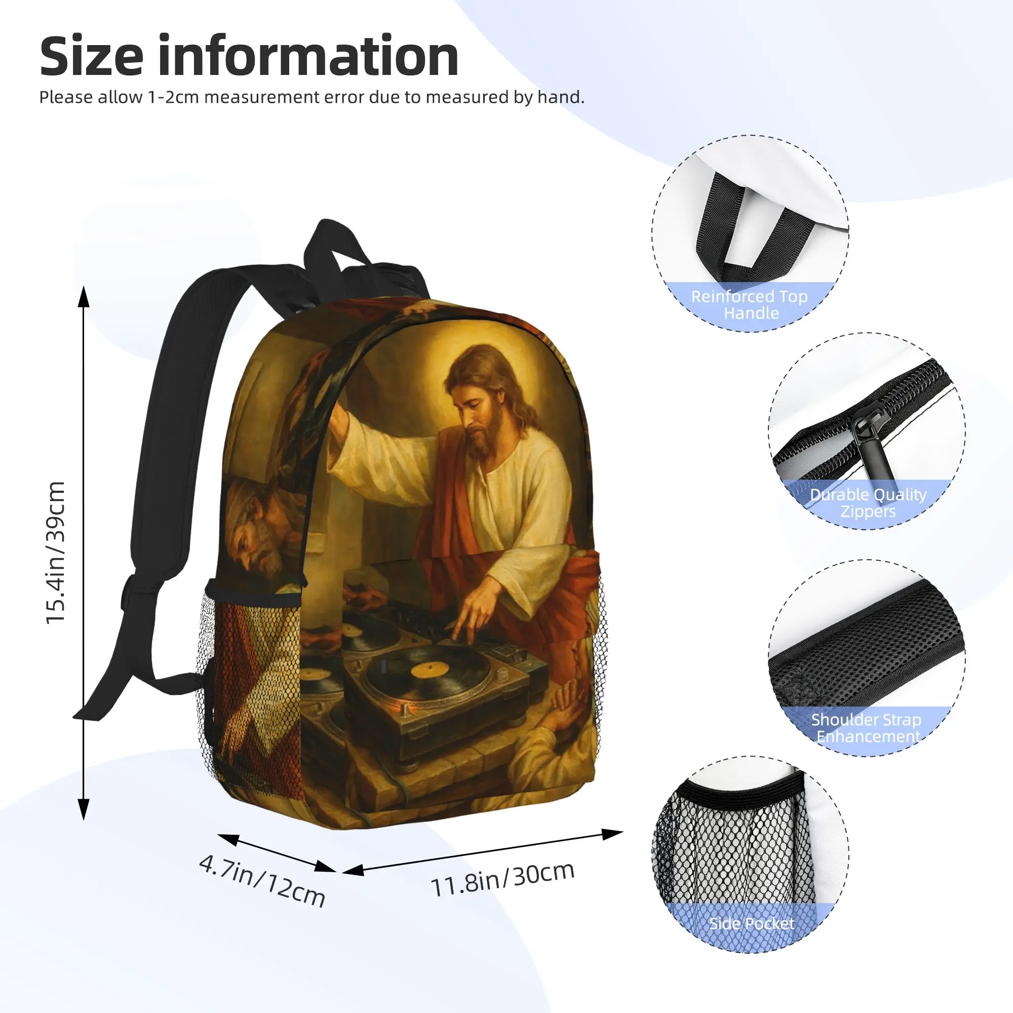 Jesus Christ Meme You All  Backpack Hot Sale Daypack Large Capacity Boys Girls BookBag Shoulder Bags for Men Women School Bag