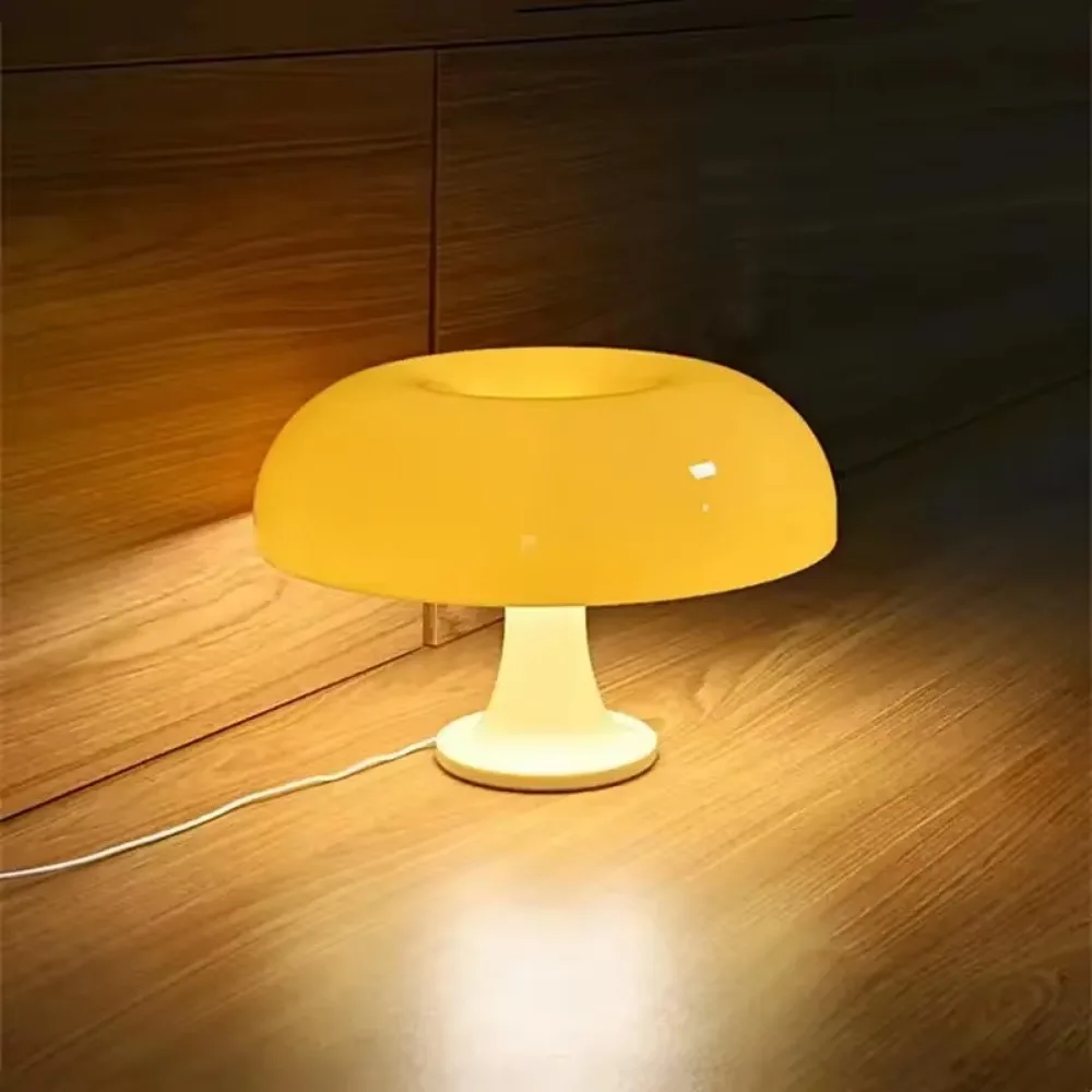 Imagem -04 - Mushroom Led Table Lamp para o Quarto de Hotel Cabeceira Sala de Estar Moderno Minimalista Bonito Luzes de Mesa Iluminação Novas Cores