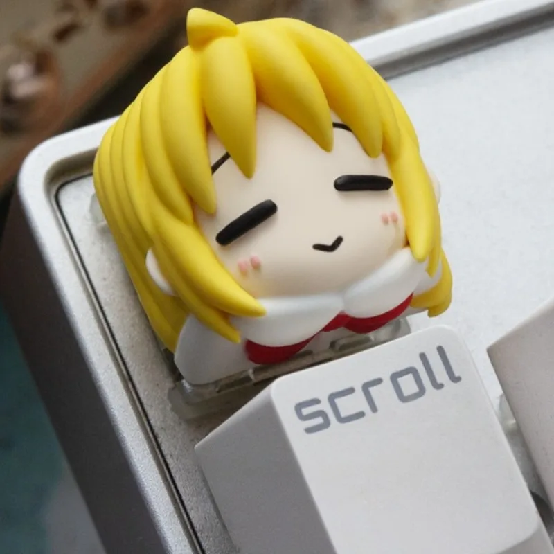 BOCCHI THE ROCK! Anime Keycaps Resin Artisan Keycap 3D Stereoscopic Customized Artisan Key Caps Mechanical Keyboard Accessories