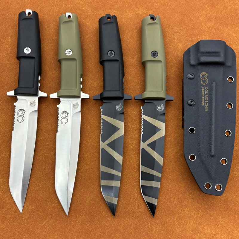 Extreme Ratio COL MOSCHIN Fixed knife DOB III GEO DESERT Outdoor Tactical Knife Wilderness Mountaineering Camping Hunting Knife