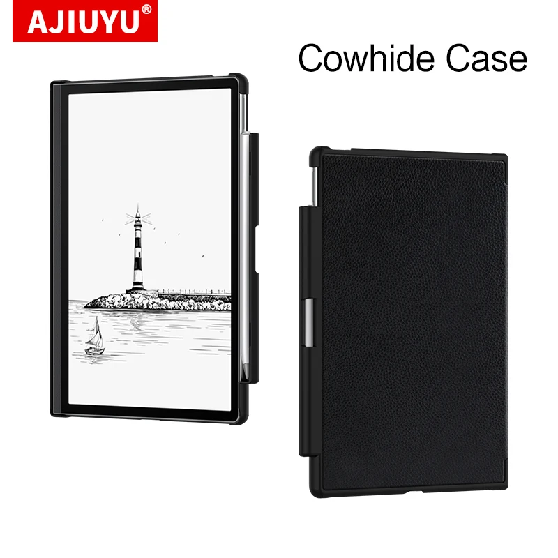 

Case For HUAWEI MatePad Paper 10.3 Inch HMW-W09 Ink Scree Tablet Cowhide Protective Cover Funda Back Genuine Leather Cases Shell