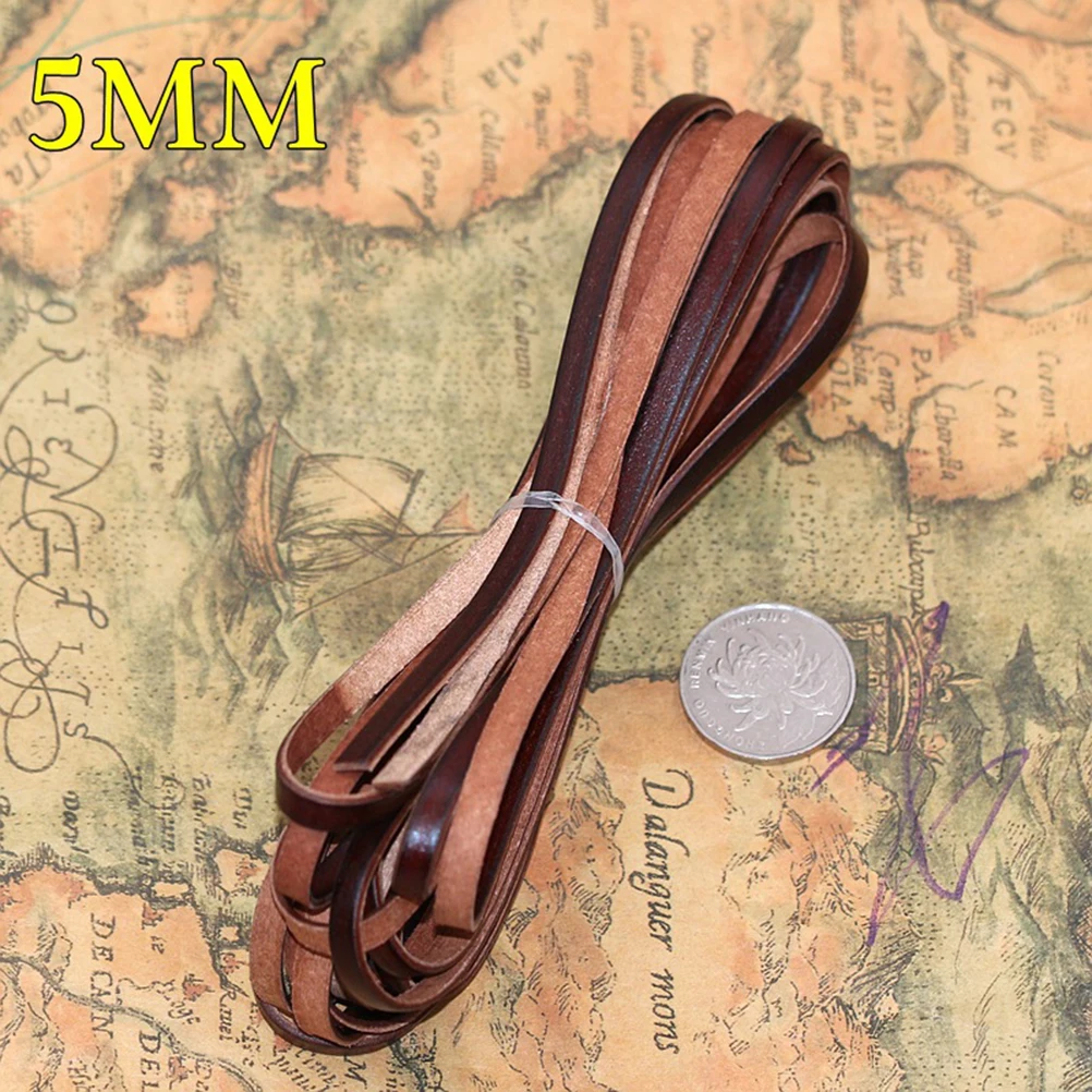 

Rope for Necklace Bracelets DIY Jewelry Making Light Brown Artificial Cords Heavy Duty Smooth Accessories