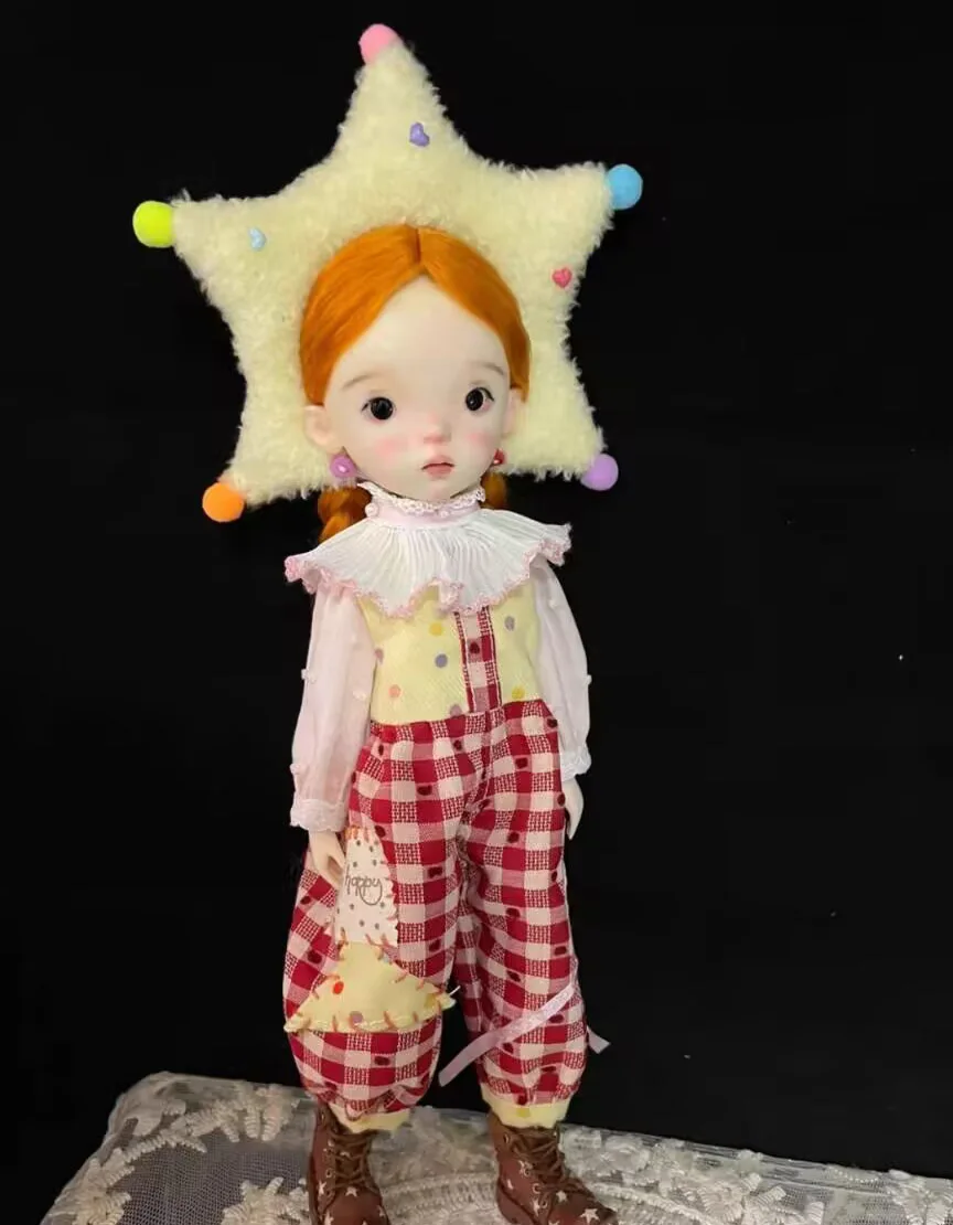 Blythe Landoudou 탑, 점프수트, 헤드웨어, 칼라, 양말, 카와이 스타일, Azone, Pullip,Ob222426, Licca에 적합, 5 개