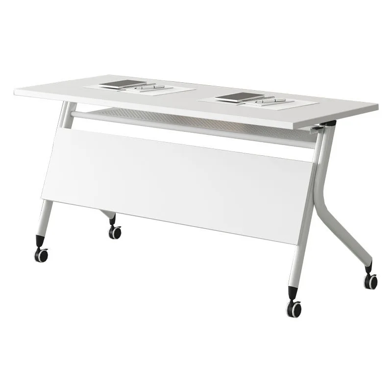 

Custom folding training conference table and chair combination mobile splicing strip desk