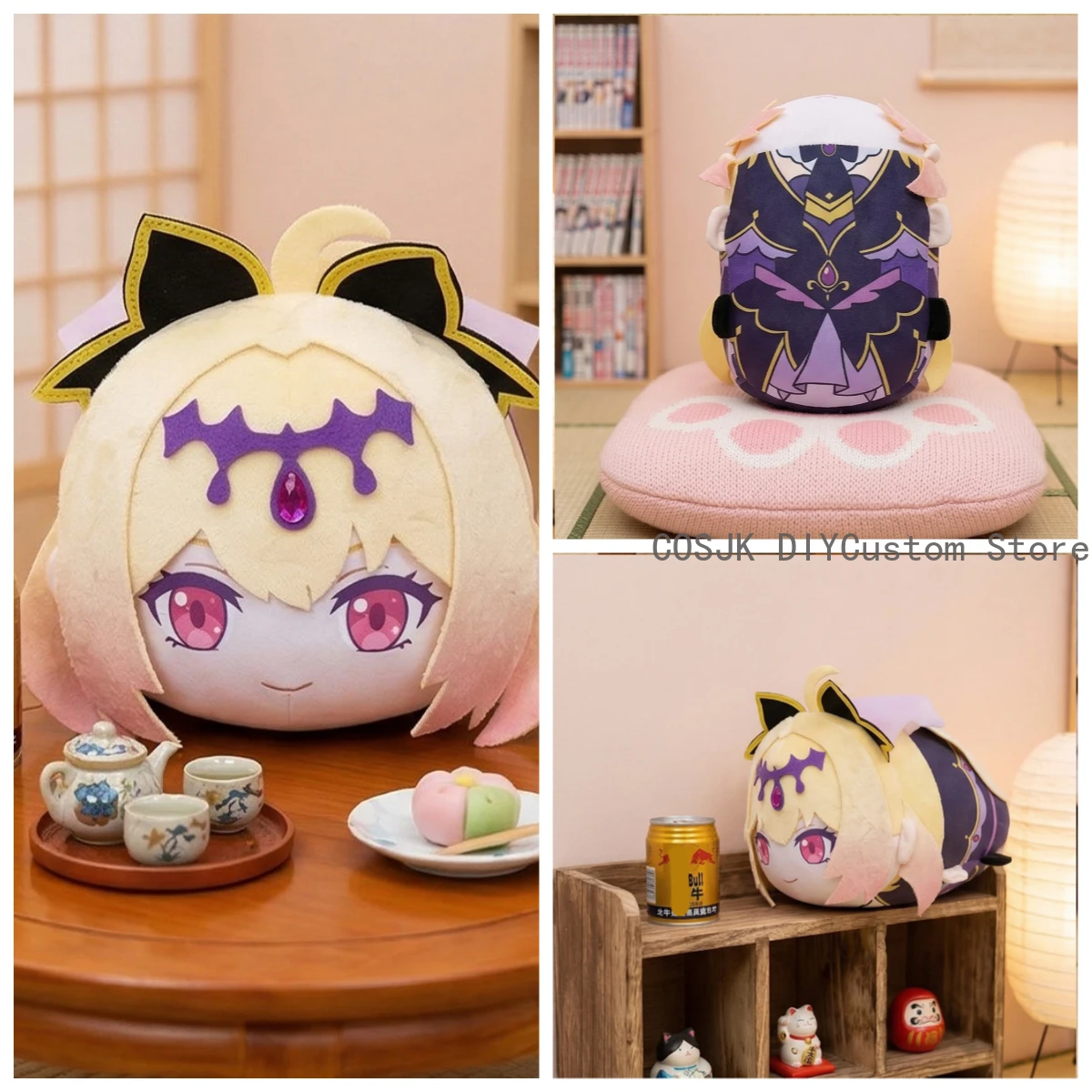 

Мягкая игрушка-подушка Kawaii Anime Girl Moria Ruruka Series Papa Plush Plushie Dango, мультяшная плюшевая подушка-игрушка, подушка для дивана, рождественский подарок