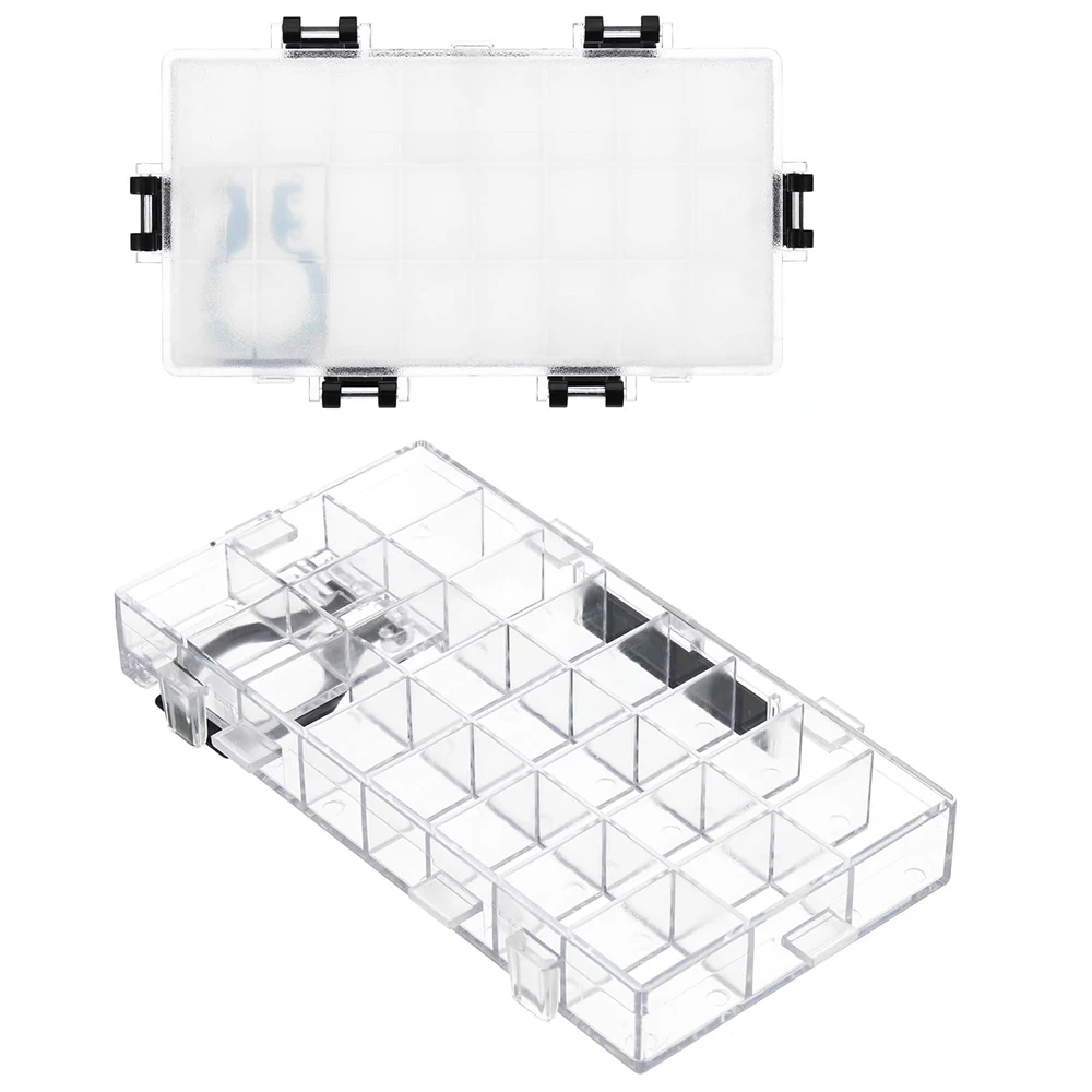 24 Wells Paint Storage Box, Airtight Paints Moisturizing Container Folding Saving Painting Palette