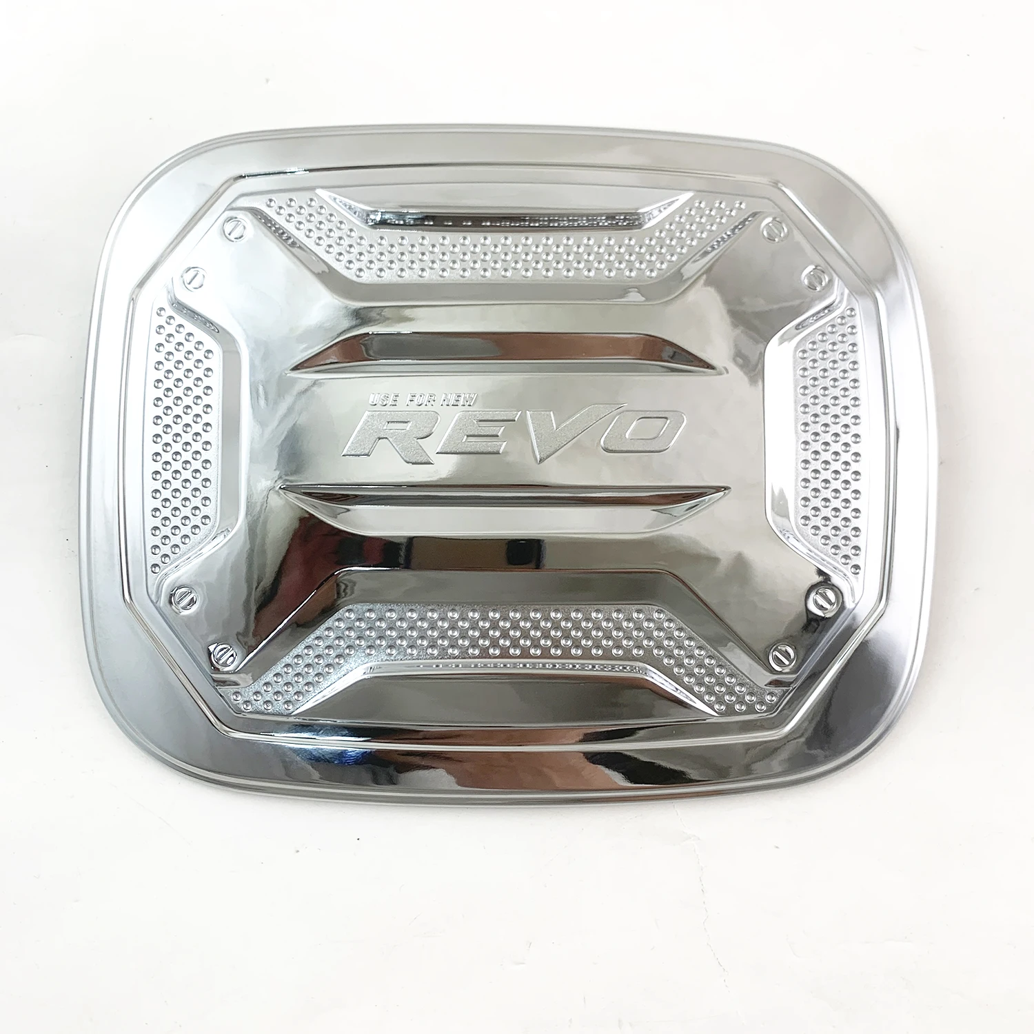 New Style Car Black Accessories Plated Fuel Tank Cover Trim Paste 2020 2021 2022 2023 For TOYOTA Hilux Revo Chrome Covers - Image 4