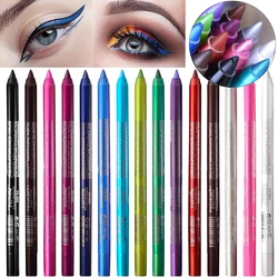 1Pcs Waterproof Eye Eyeliner Pencil Long-Lasting Coloured Eye Liner Black Brown Blue Eyeliner Pen Fashion Makeup Women Cosmetics