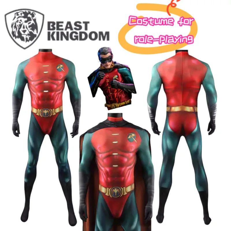 

BeastKingdom Batman Robin, творческая личность, одежда на Хэллоуин, аниме, одежда с героями мультфильмов, косплей, высокая цветовая стоимость, карнавальный костюм