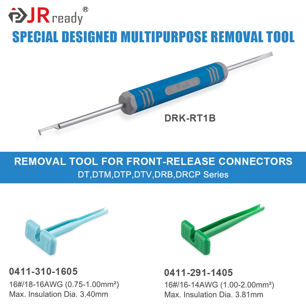 Imagem -06 - Jrready-deutsch Connector Kit com Weutsch Crimp Tool 2pin 12pin 1kit dt Connector St634116dt