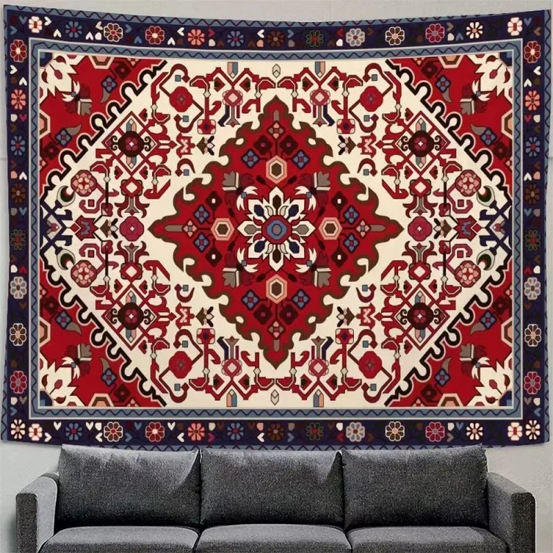 Turkey Ethnic Persian Tapestry Wall Hanging Beach Throw Carpet Blanket Mattress Psychedelic Bohemian Yoga Mat Mandala