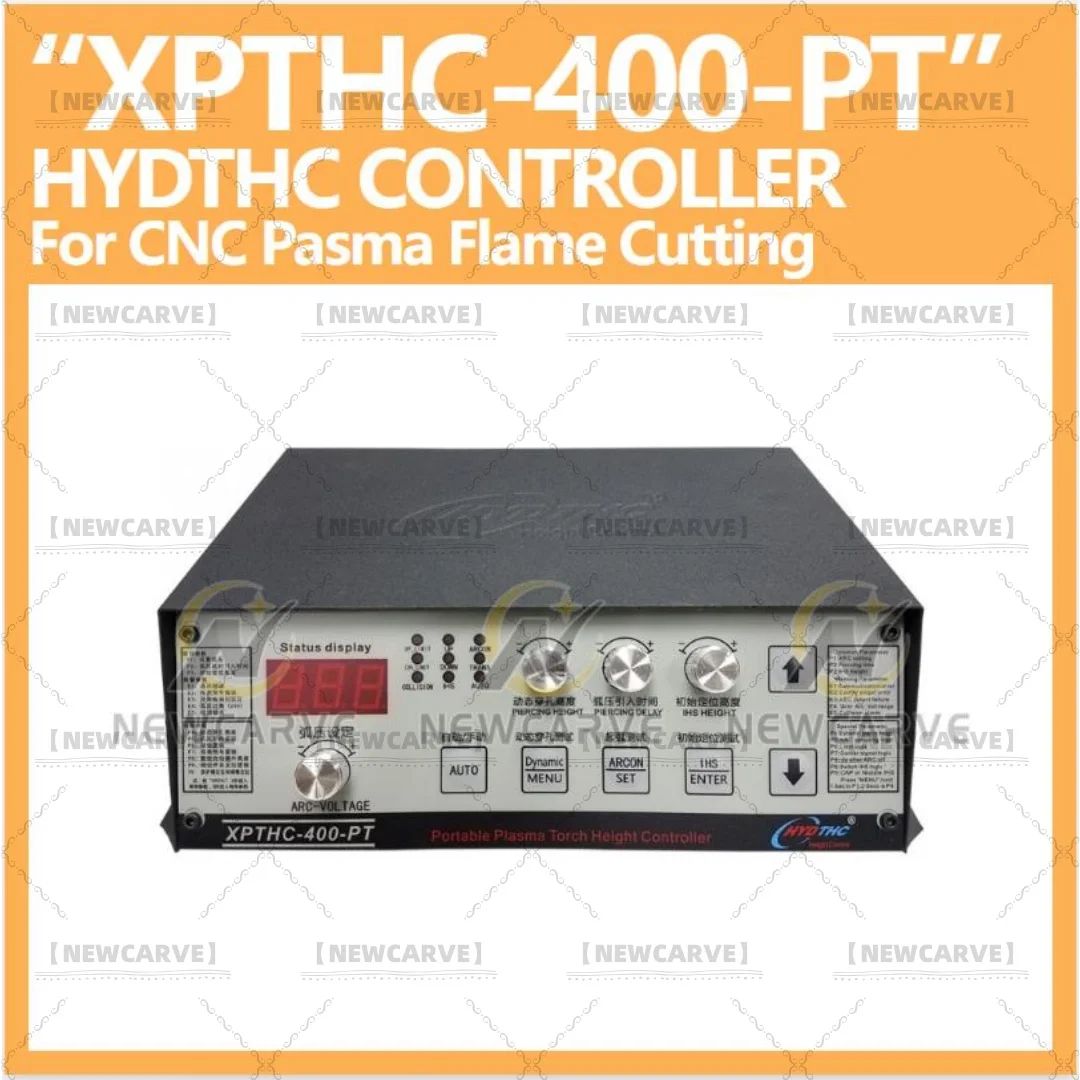 

HYD XPTHC-400-PT Arc Voltage 50-250V Torch Height Controller THC For CNC Plasma Cutting Machine NEWCARVE