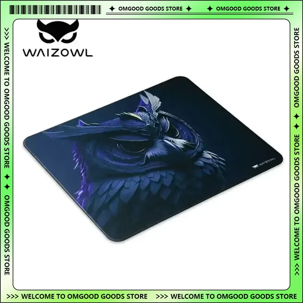 WAIZOWL Fukurou 490*420*3.5mm Waterproof Non-slip PC E-sports Mousepad Table Desk Mat Gaming Accessories Christmas Gift For Game