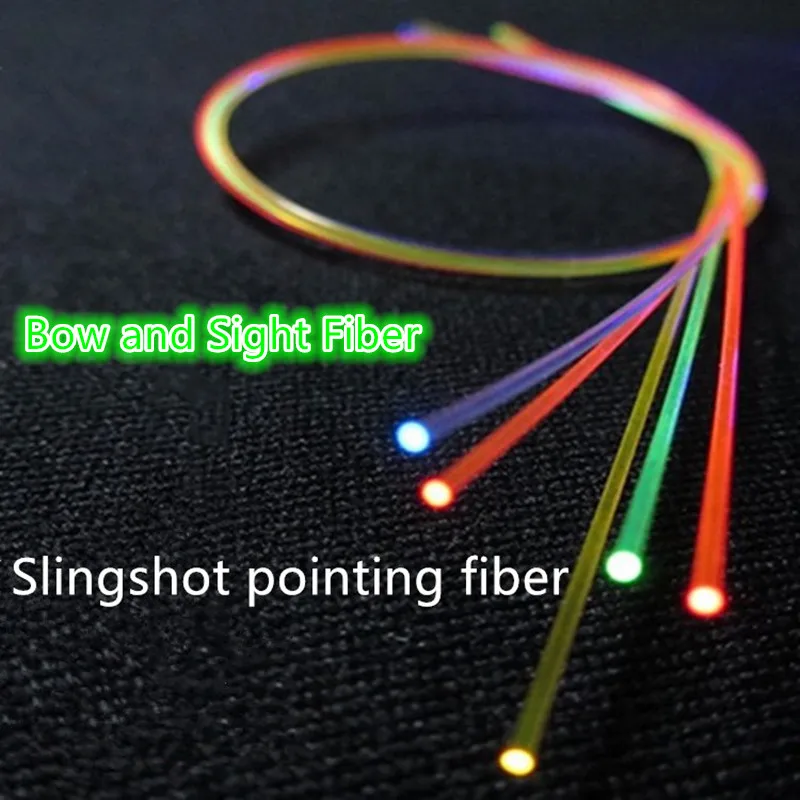 Length 100cm Optic Fiber Red Green Rods for Bow Archery Slingshot Sight Replaceable High Glows Fiber Thickness 1mm 1.5mm Or 2mm